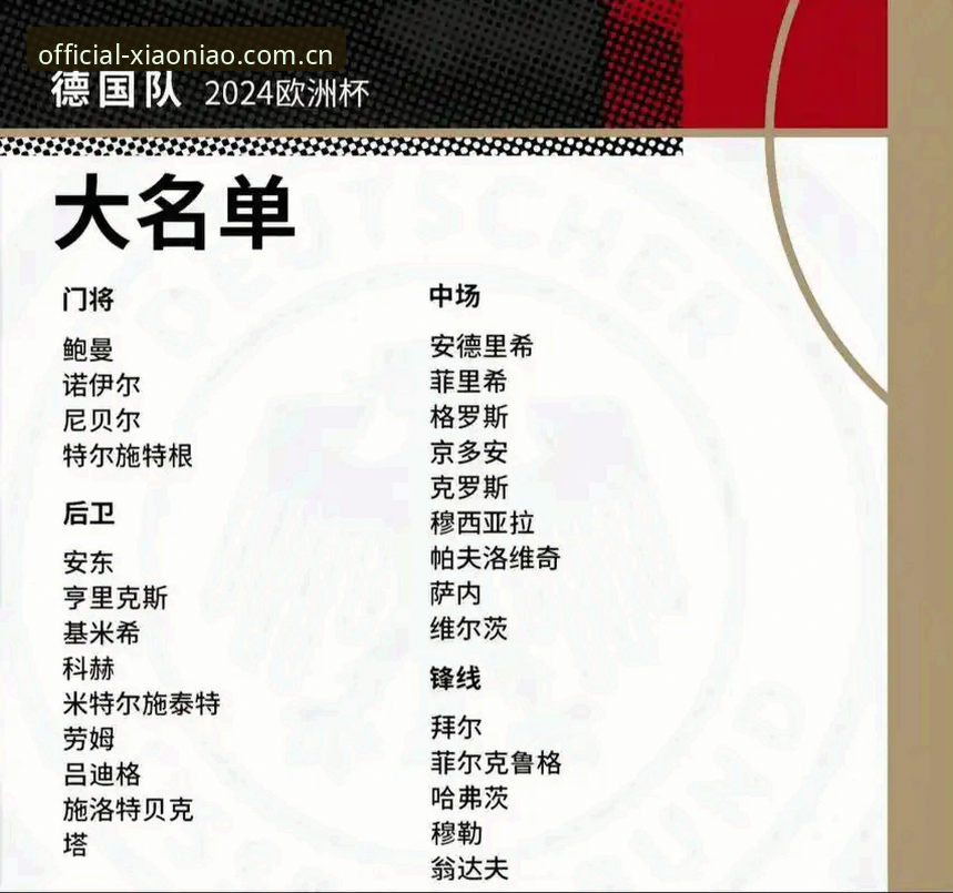 德国队世界杯大名单详解：诺伊尔回归创纪录，18岁新星入围